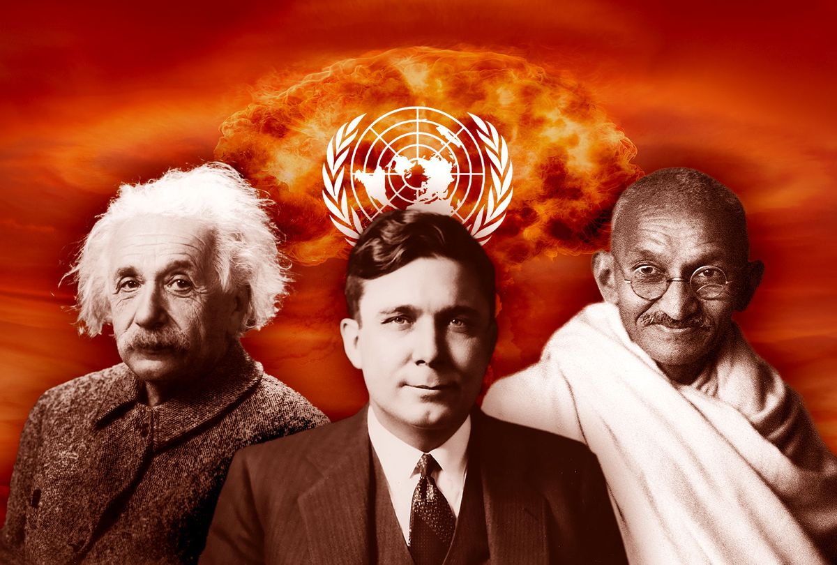 Albert Einstein, Mahatma Gandhi and Wendell Willkie (Photo illustration by Salon/Getty Images)