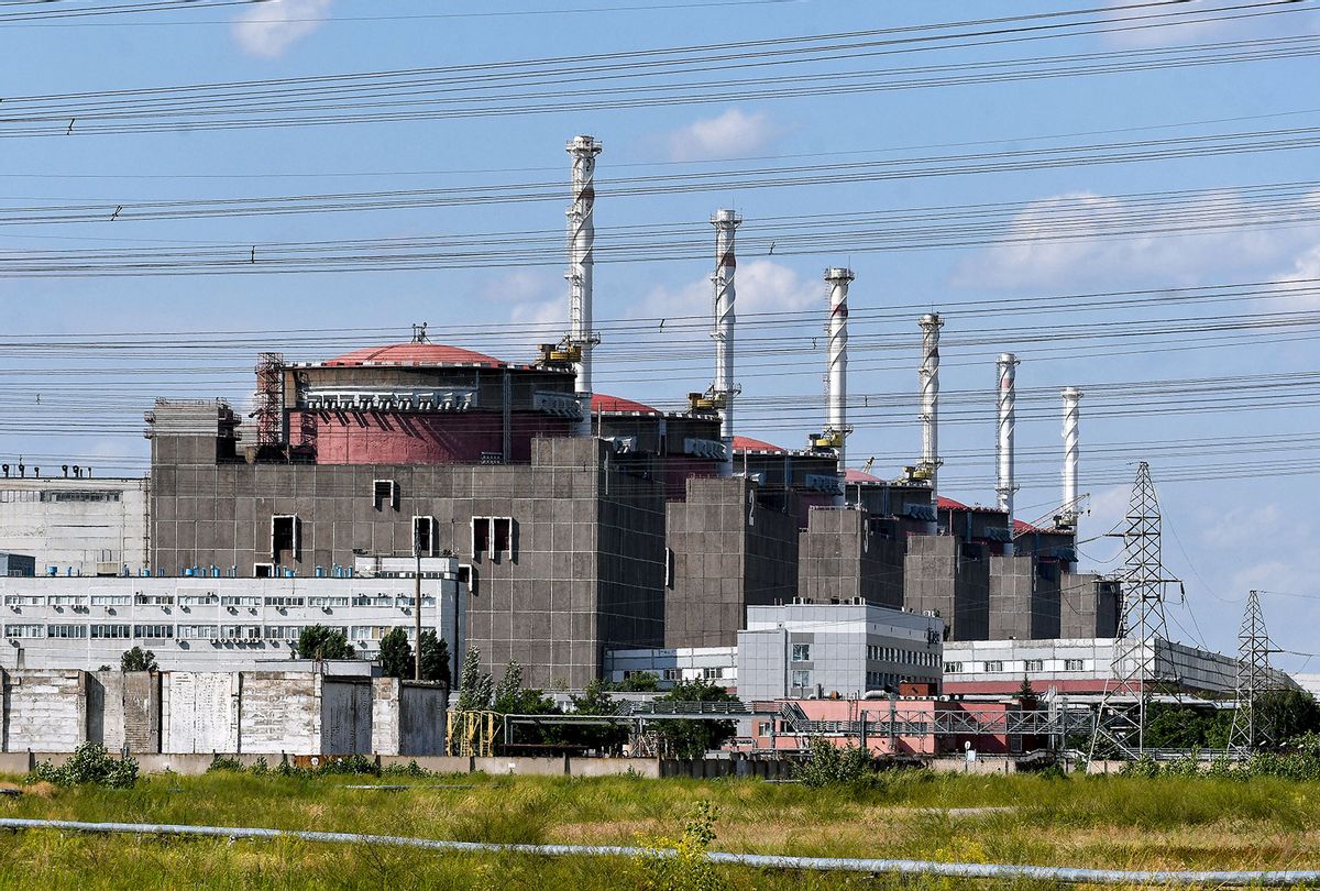 Six power units generate 40-42 billion kWh of electricity making the Zaporizhzhia Nuclear Power Plant the largest nuclear power plant not only in Ukraine, but also in Europe, Enerhodar, Zaporizhzhia Region, southeastern Ukraine. (Dmytro Smolyenko/Future Publishing via Getty Images)