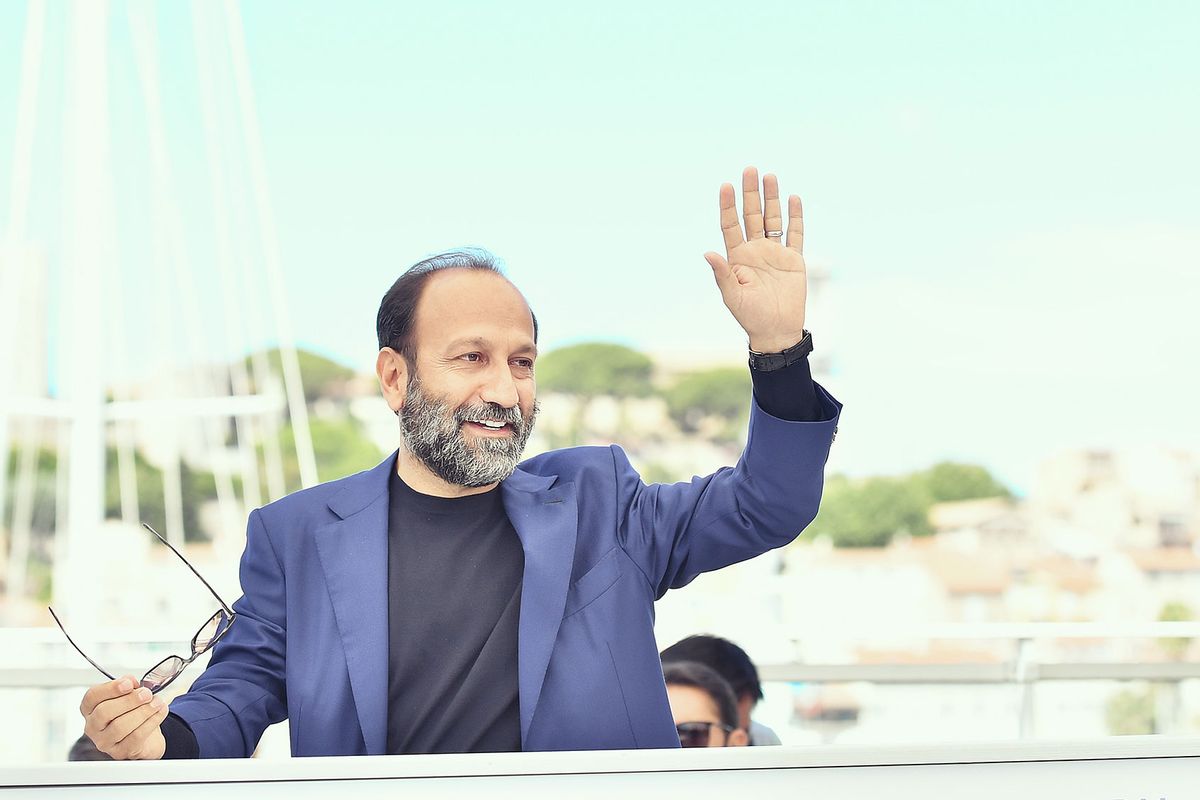 Director Asghar Farhadi attends the "Ghahreman (A Hero)" photocall during the 74th annual Cannes Film Festival on July 14, 2021 in Cannes, France. (Dominique Charriau/WireImage/Getty Images)