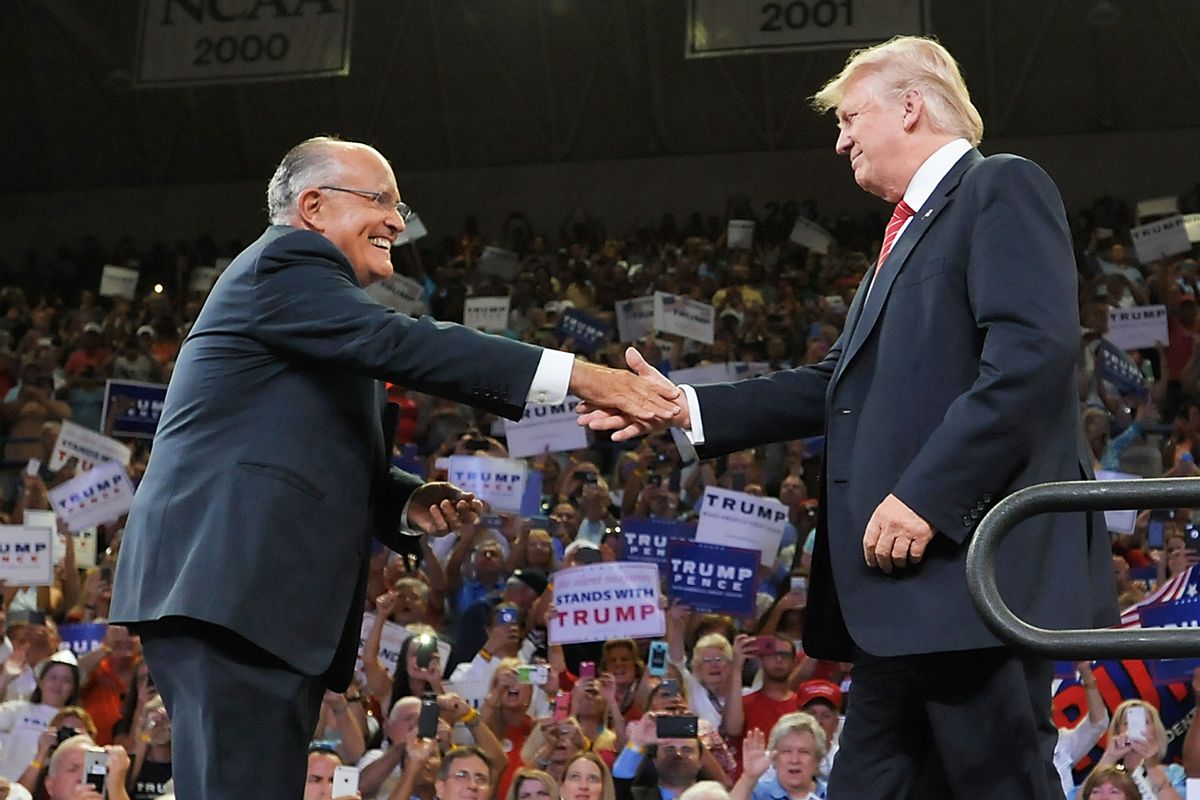 Rudy Giuliani and Donald Trump (Sara D. Davis/Getty Images)