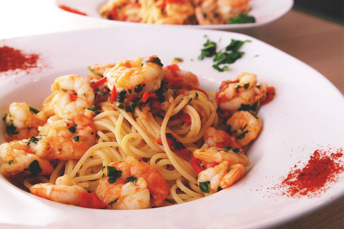 Pasta and Prawns (Getty Images/Iulian Mihailescu / 500px)