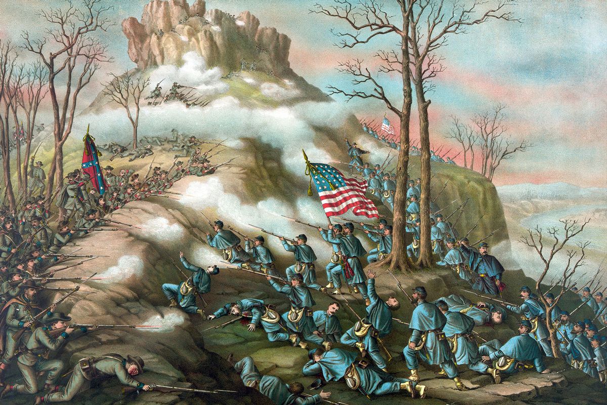 American Civil War, The Battle of Pea Ridge, Northwest Arkansas 1862. (Universal History Archive/UIG via Getty Images)