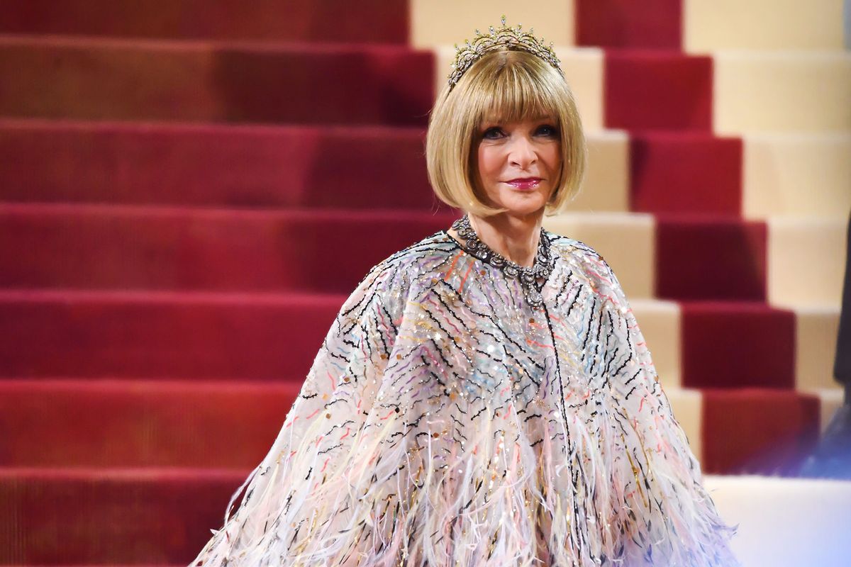 Anna Wintour attends the the 2022 Met Gala celebrating "In America: An Anthology of Fashion" at The Metropolitan Museum of Art on May 02, 2022 in New York City. (Noam Galai/GC Images/Getty Images)