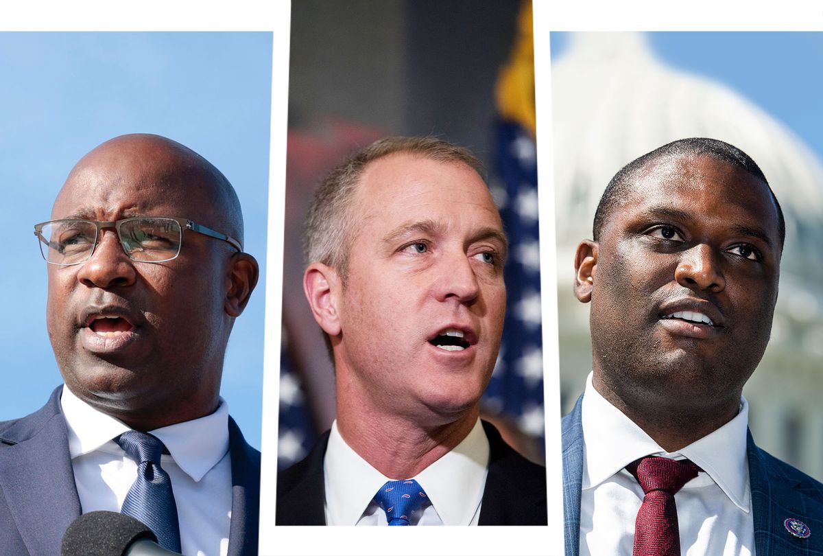 Jamaal Bowman, Sean Patrick Maloney and Mondaire Jones (Photo illustration by Salon/Getty Images)