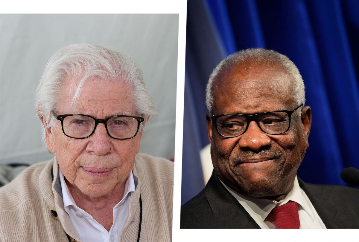 Carl Bernstein and Clarence Thomas (Photo illustration by Salon/Getty Images)