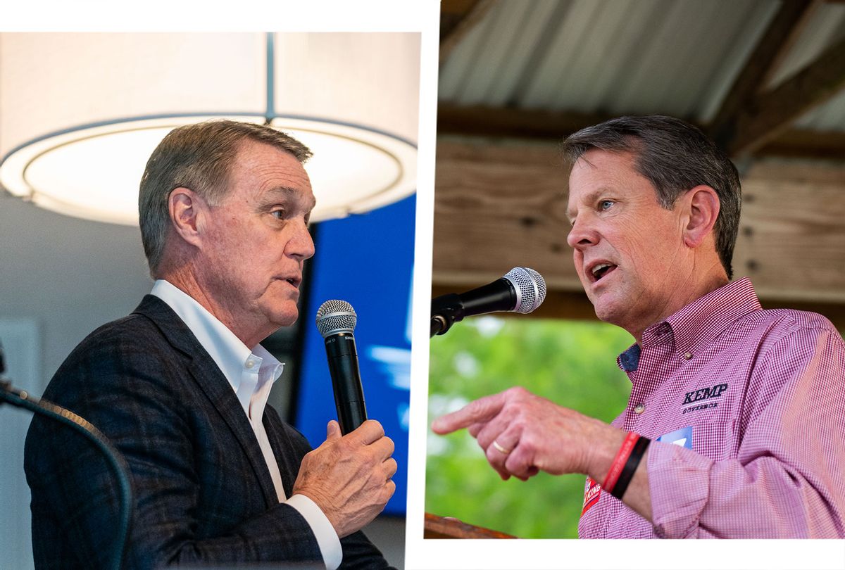 David Perdue and Brian Kemp (Photo illustration by Salon/Getty Images)