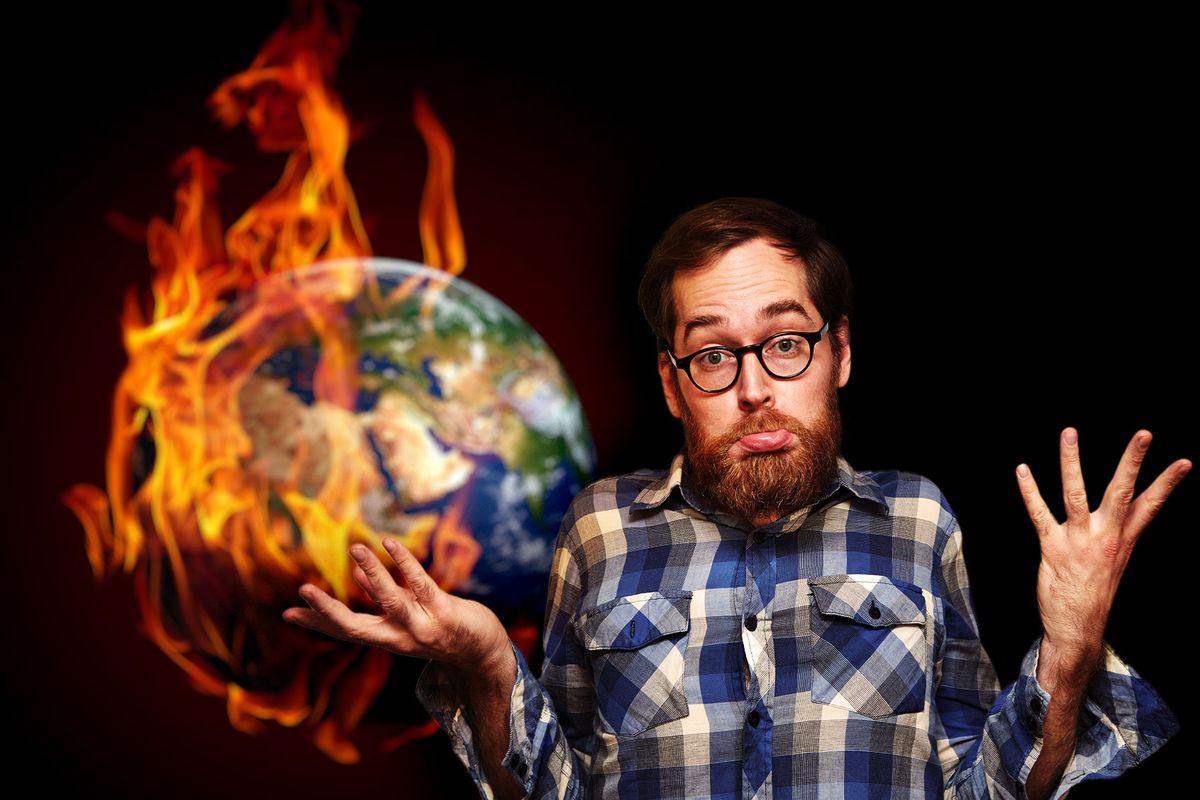 Don't Care That The World Is Burning (Photo illustration by Salon/Getty Images)