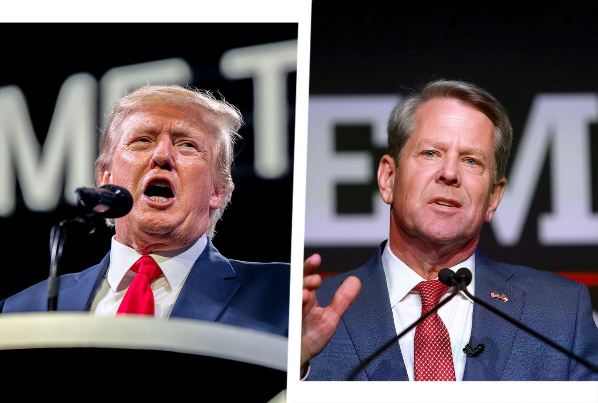 Donald Trump and Brian Kemp (Photo illustration by Salon/Getty images)