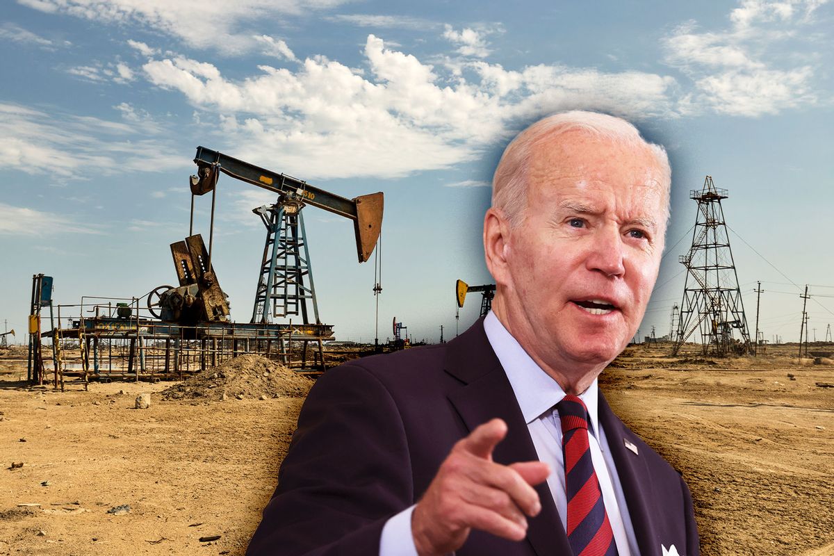 Joe Biden | Oil Fields (Photo illustration by Salon/Getty Images)