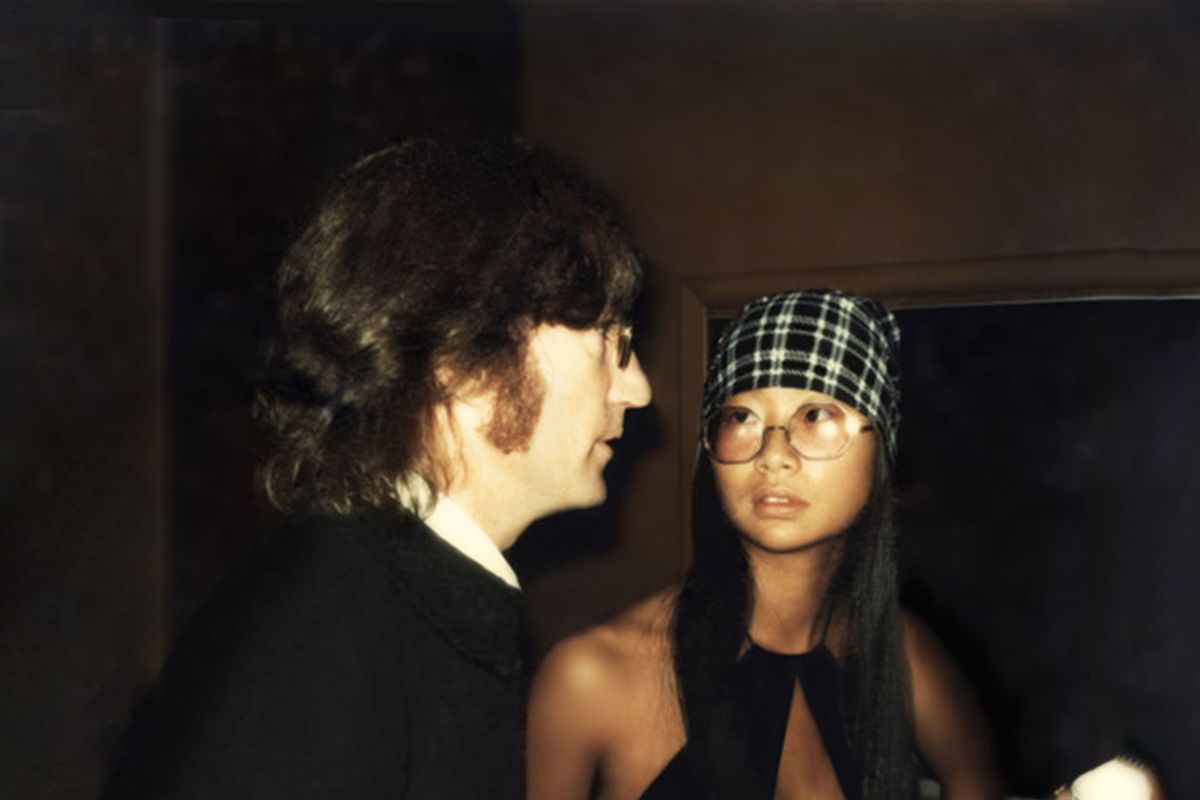 John Lennon and May Pang (Courtesy of May Pang's personal collection)