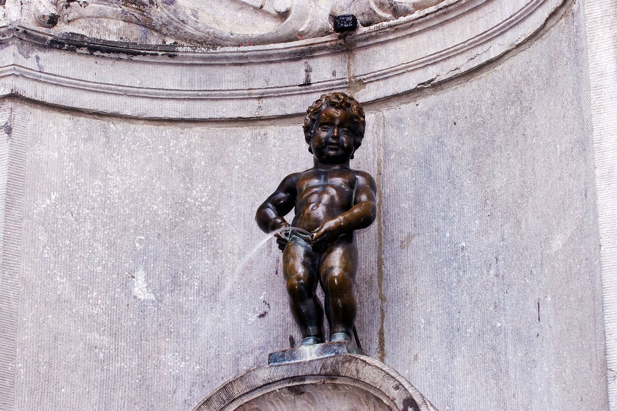 Fountain figure of Manneken Pis in Brussels (Getty Images/LUke1138)