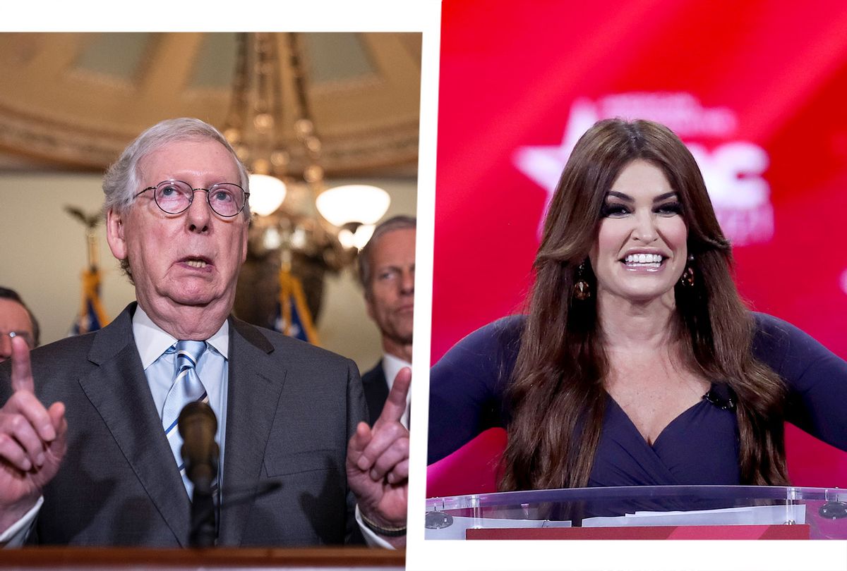 Mitch McConnell and Kimberly Guilfoyle (Photo illustration by Salon/Getty Images)