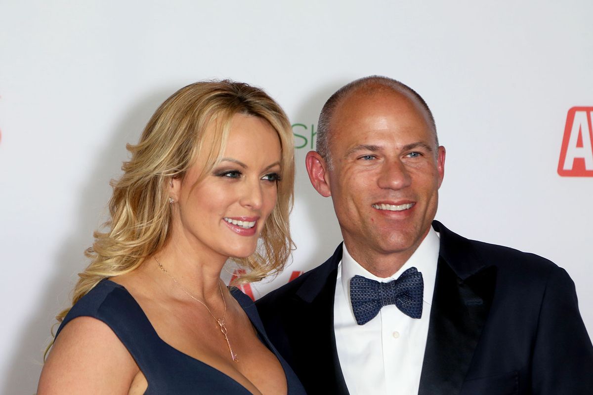 Adult film actress/director Stormy Daniels and attorney Michael Avenatti attend the 2019 Adult Video News Awards at The Joint inside the Hard Rock Hotel & Casino on January 26, 2019 in Las Vegas, Nevada. (Gabe Ginsberg/Getty Images)