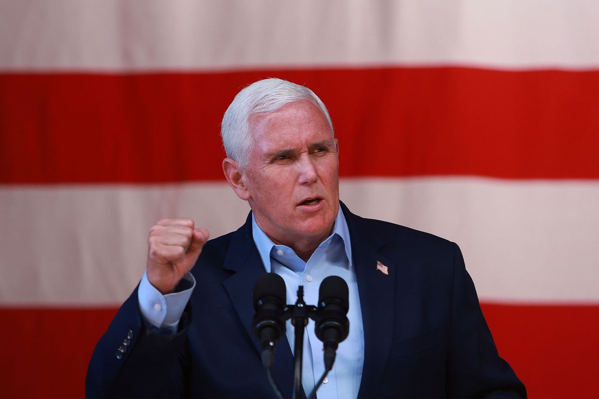 Former U.S. Vice President Mike Pence (Joe Raedle/Getty Images))