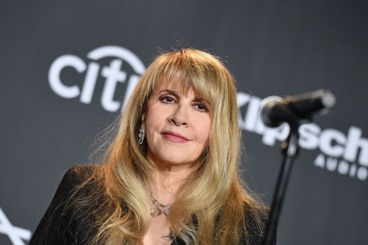 Stevie Nicks poses in the press room during the 2019 Rock & Roll Hall Of Fame Induction Ceremony at Barclays Center on March 29, 2019 in New York City. (ANGELA WEISS/AFP via Getty Images)