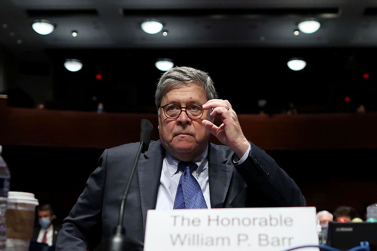 US Attorney General William Barr testifies before the House Judiciary Committee hearing in the Congressional Auditorium at the US Capitol Visitors Center July 28, 2020 in Washington, DC. (CHIP SOMODEVILLA/POOL/AFP via Getty Images)