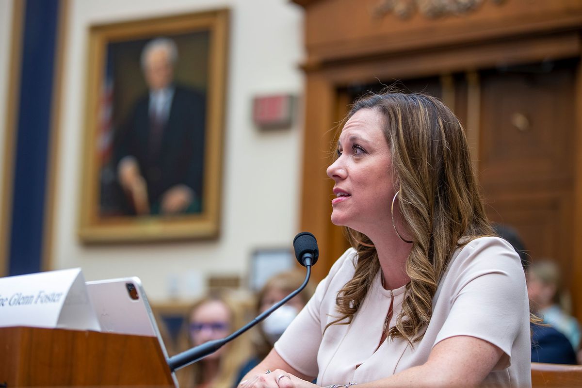 Catherine Glenn Foster, President & CEO of Americans United for Life speaks during a hearing of the House Judiciary Committee on Capitol Hill on July 14, 2022 in Washington, DC. (Tasos Katopodis/Getty Images)