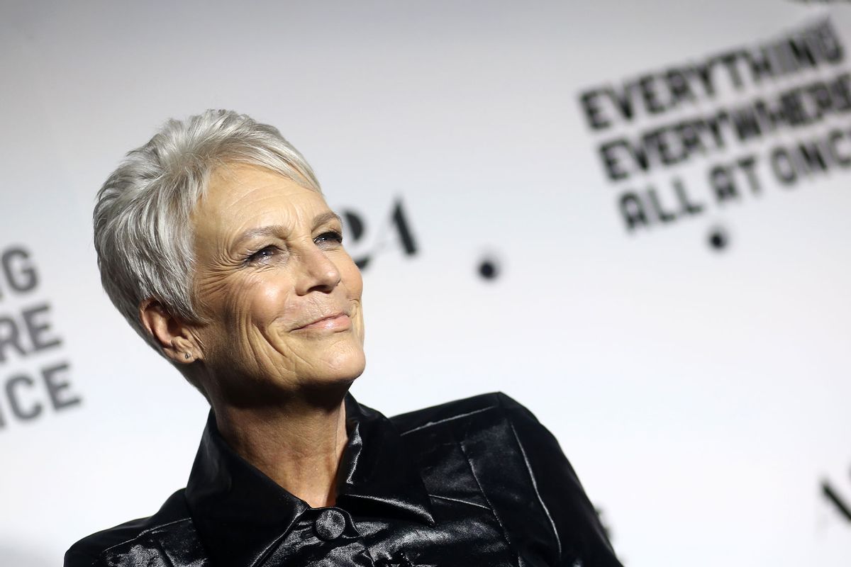 Jamie Lee Curtis attends the premiere of A24's "Everything Everywhere All At Once" at The Theatre at Ace Hotel on March 23, 2022 in Los Angeles, California. (Tommaso Boddi/WireImage/Getty Images)