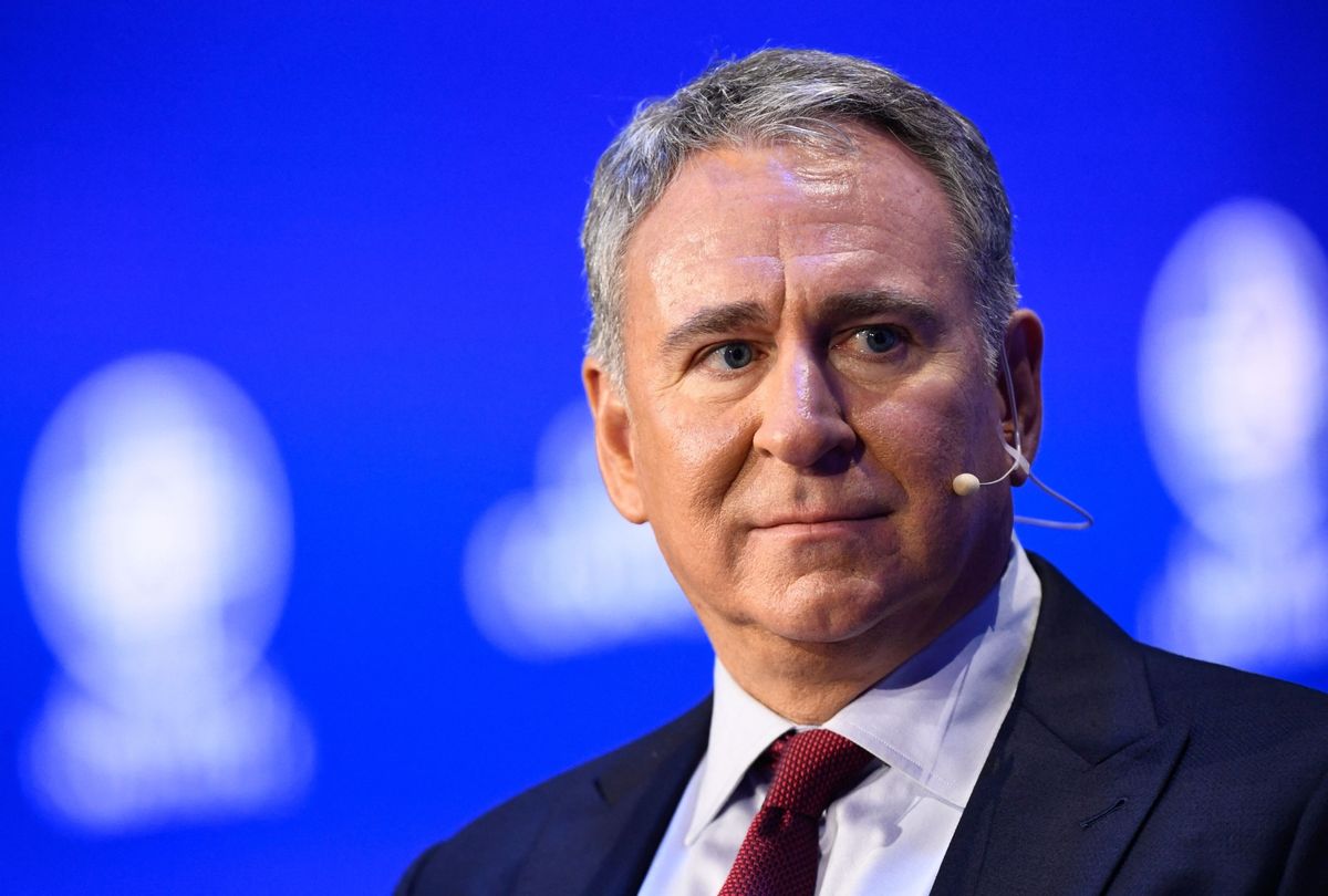 Ken Griffin, Founder and CEO, Citadel, speaks during the Milken Institute Global Conference in Beverly Hills, California, on May 2, 2022. (PATRICK T. FALLON/AFP via Getty Images)