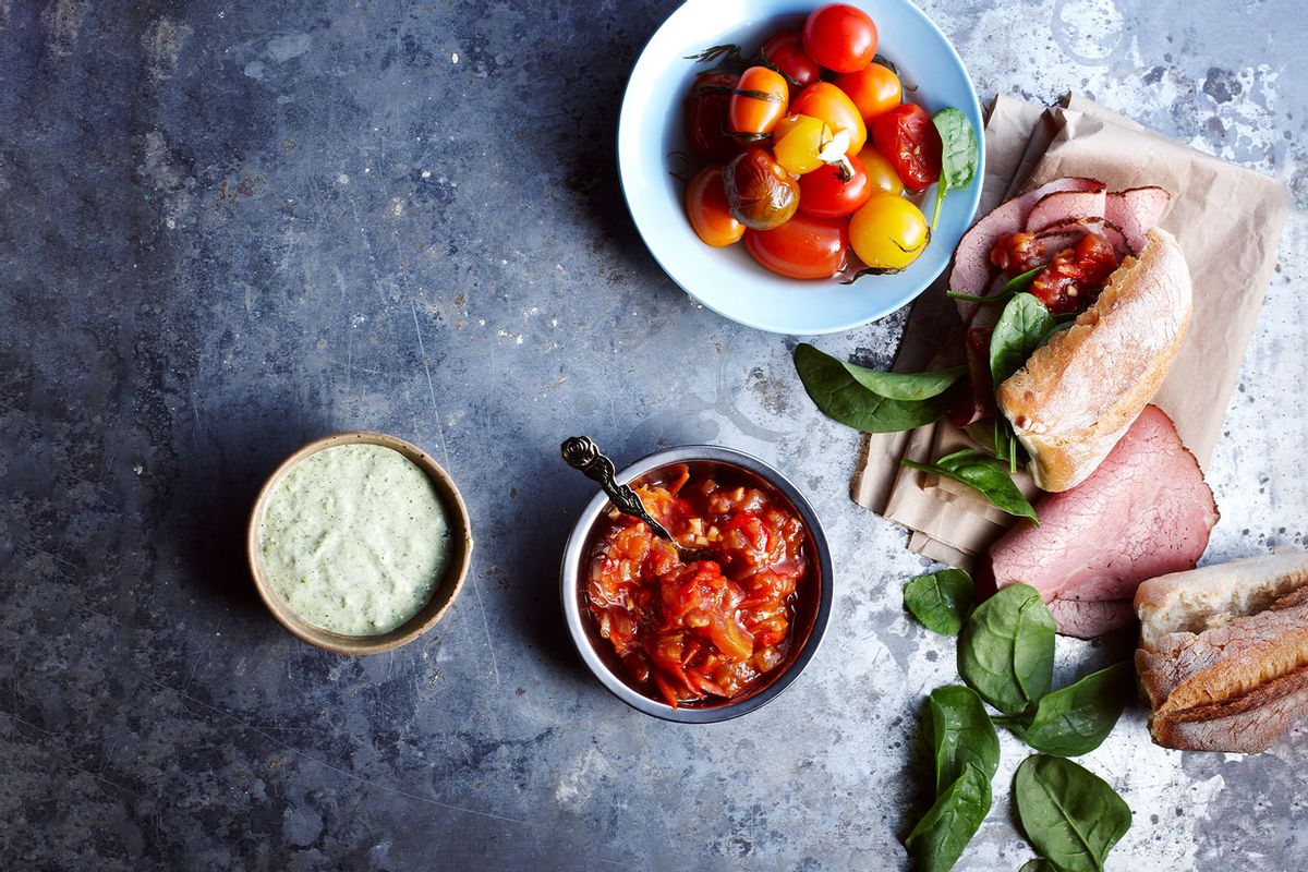 Ham and bread with tomato chilli jam (Getty Images/Brett Stevens)