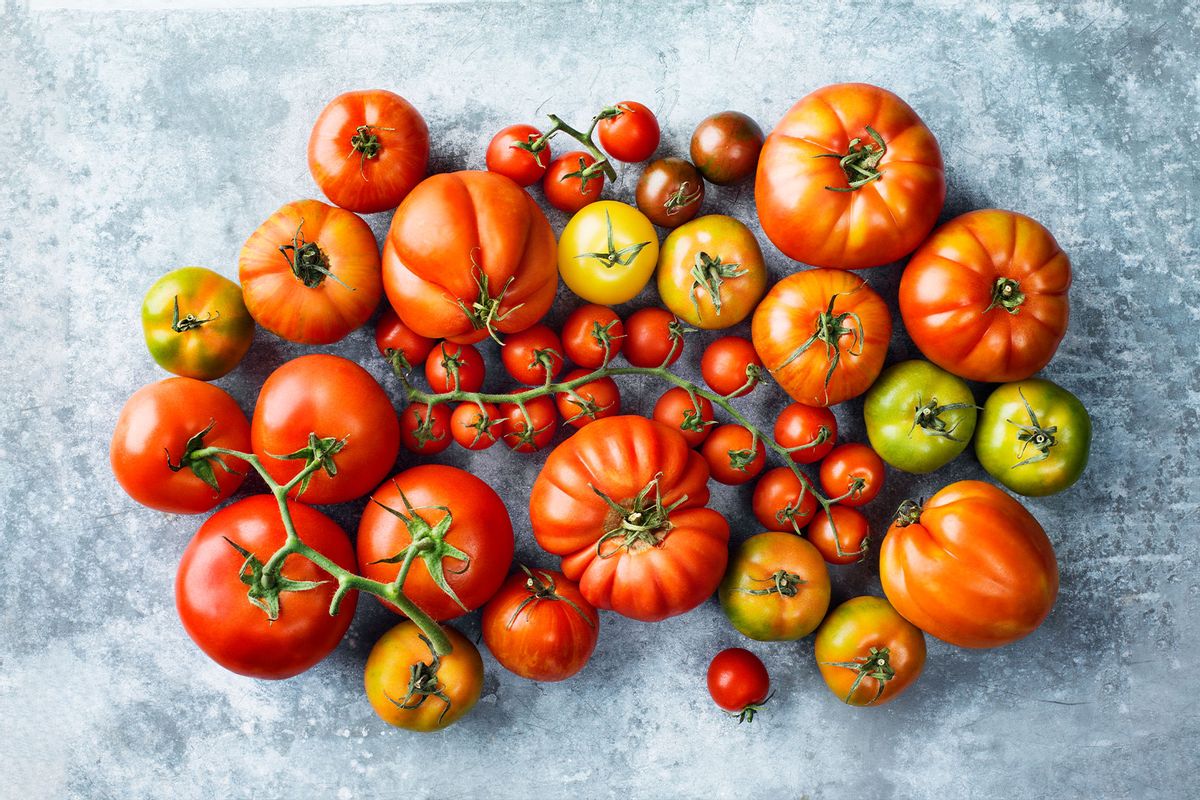 View of colorful tomatoes (Getty Images/Johner Images)