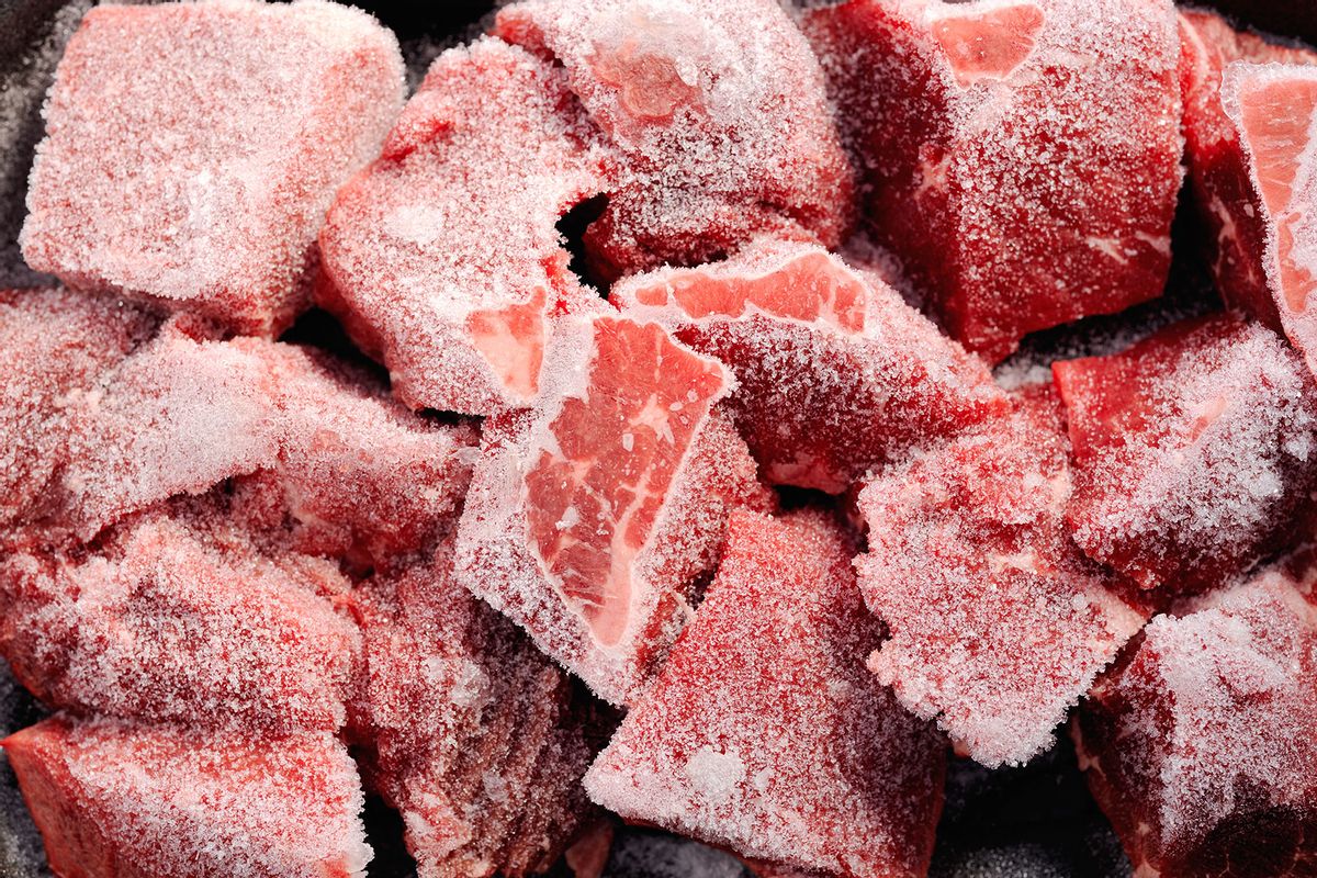 Frozen Beef (Getty Images/4kodiak)