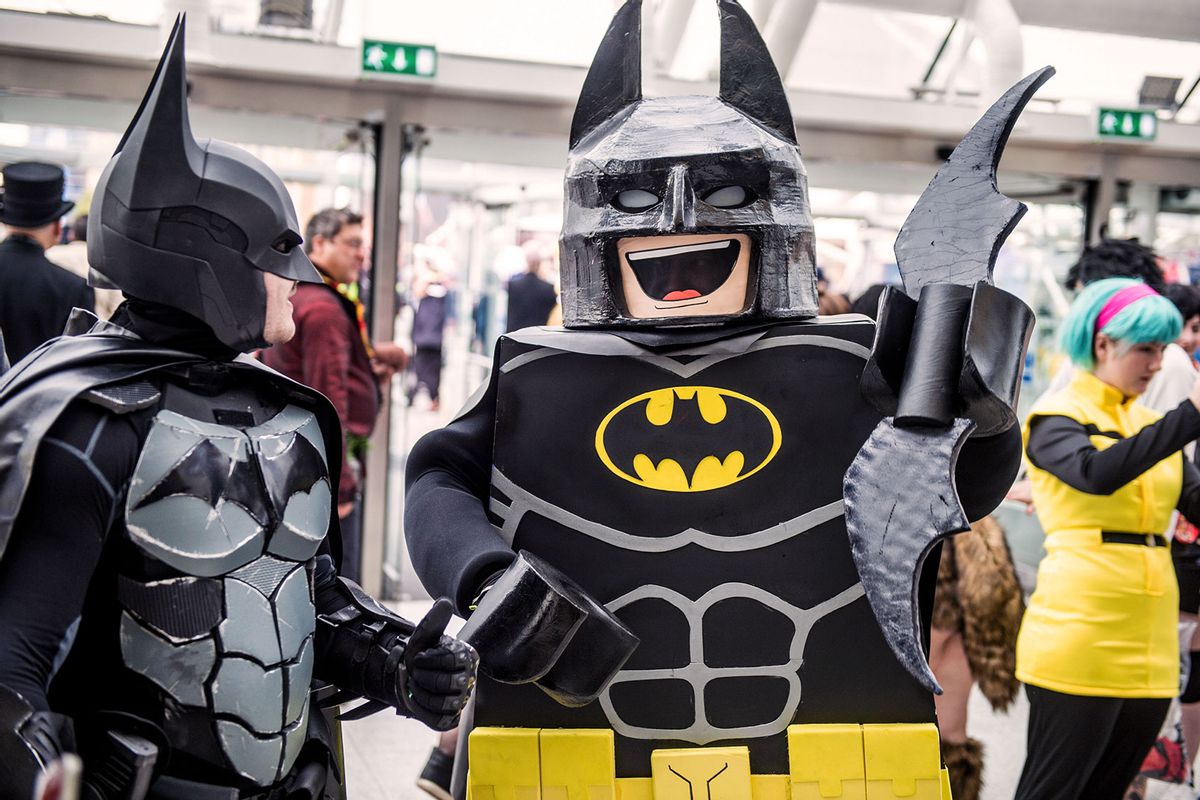 Lego Movie Deluxe Batman costume for boys. The coolest