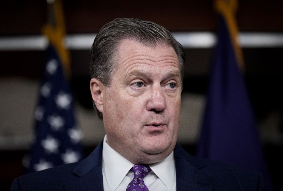 Ranking member of the House Intelligence Committee Rep. Mike Turner (R-OH) speaks during a news conference with members of the House Intelligence Committee at the U.S. Capitol August 12, 2022 in Washington, DC.  (Drew Angerer/Getty Images)