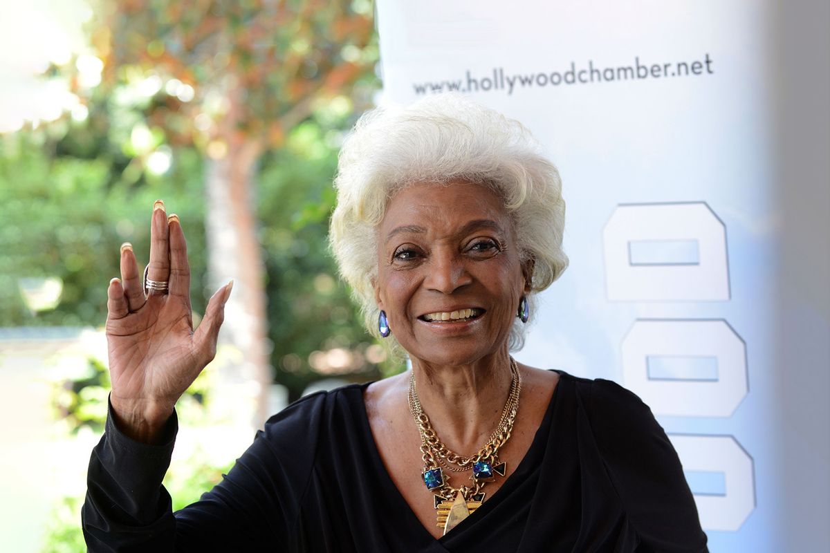 Actress/honoree Nichelle Nichols attends the 2016 Heroes Of Hollywood Awards Luncheon held at Taglyan Cultural Complex on May 11, 2016 in Hollywood, California. (Albert L. Ortega/Getty Images)
