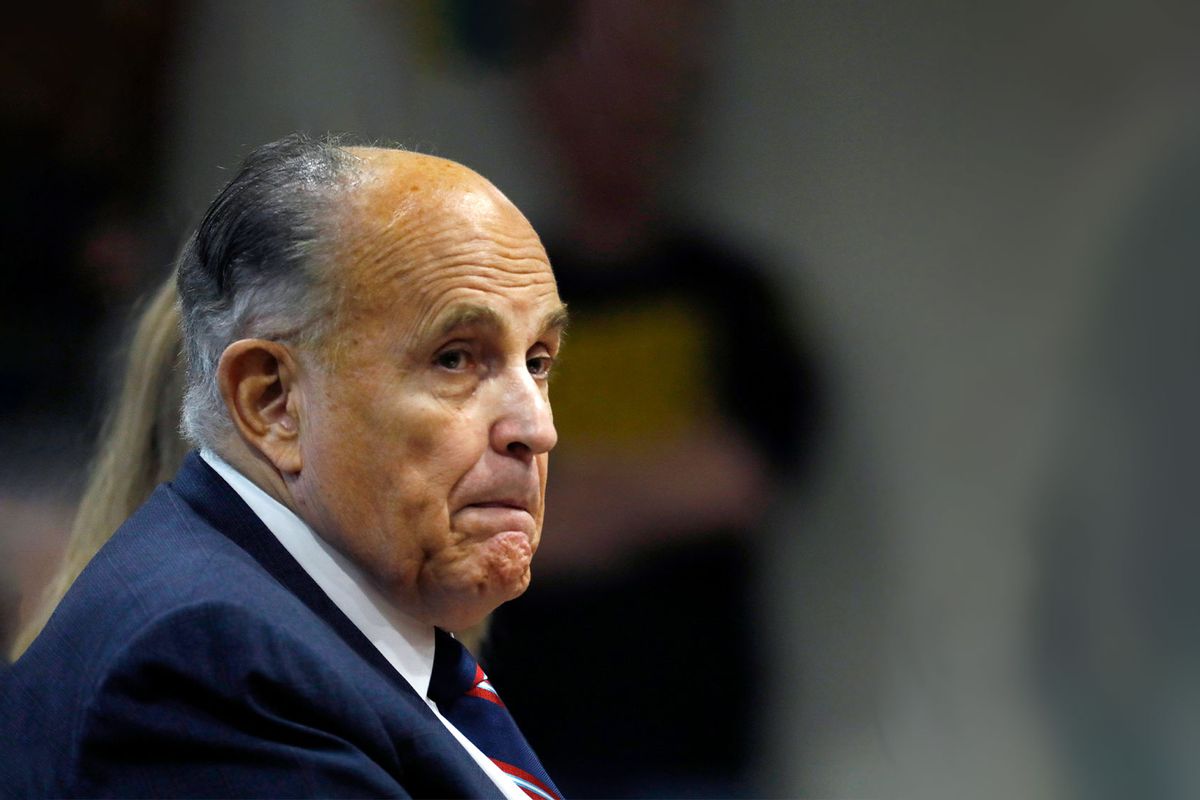 Rudy Giuliani (JEFF KOWALSKY/AFP via Getty Images)