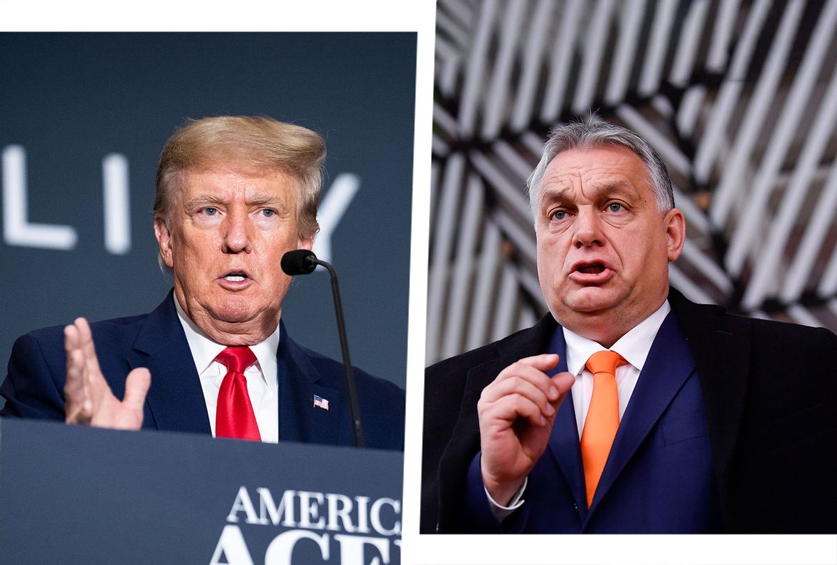 Former President Donald Trump and Hungarian Prime Minister Viktor Orban (Photo illustration by Salon/Getty Images)