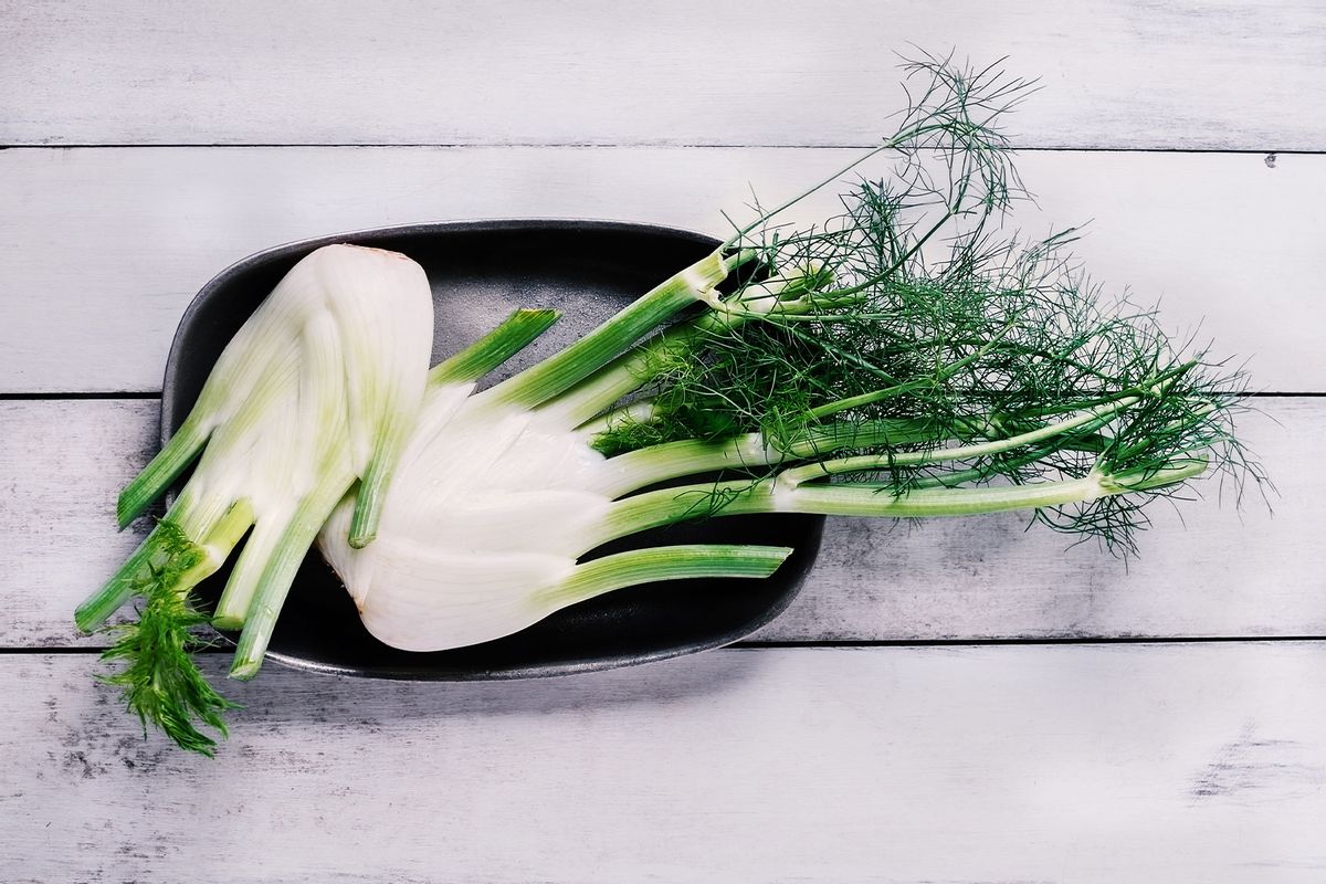 Fresh fennel on white, wooden background (Getty Images/Claudia Totir)