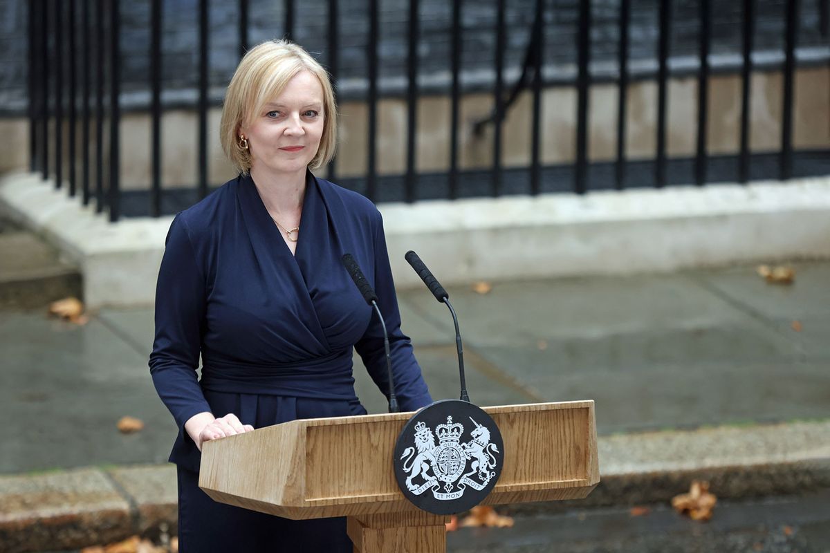 New Prime Minister Liz Truss outside 10 Downing Street, London, after meeting Queen Elizabeth II and accepting her invitation to become Prime Minister and form a new government, Tuesday September 6, 2022 (James Manning/PA Images via Getty Images)