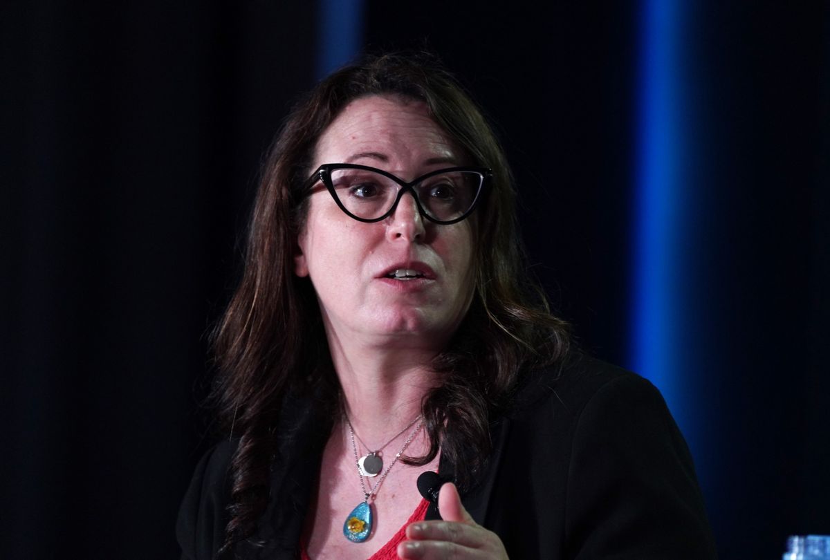 Maggie Haberman speaks onstage at The New York Times DealBook DC policy forum on June 9, 2022 in Washington, DC. (Leigh Vogel/Getty Images for The New York Times)