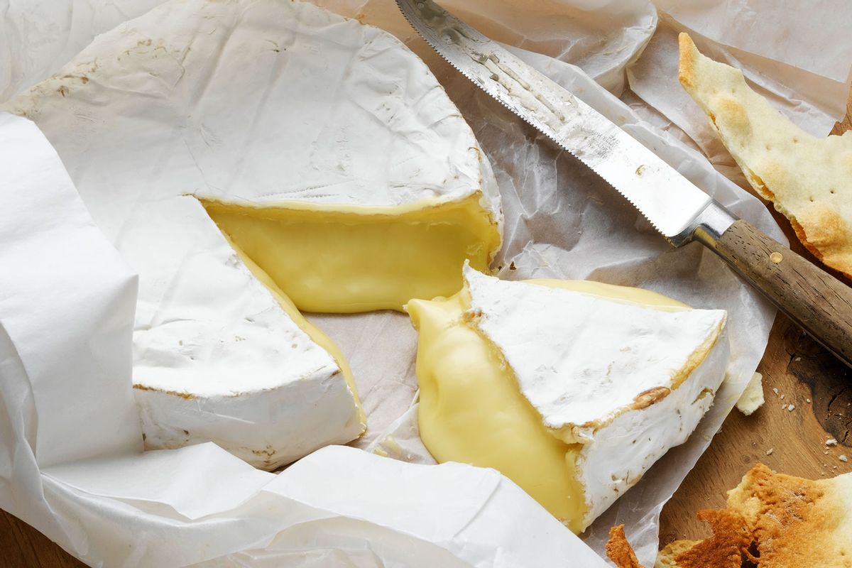 Brie cheese wrapped in paper (Getty Images/ARB)