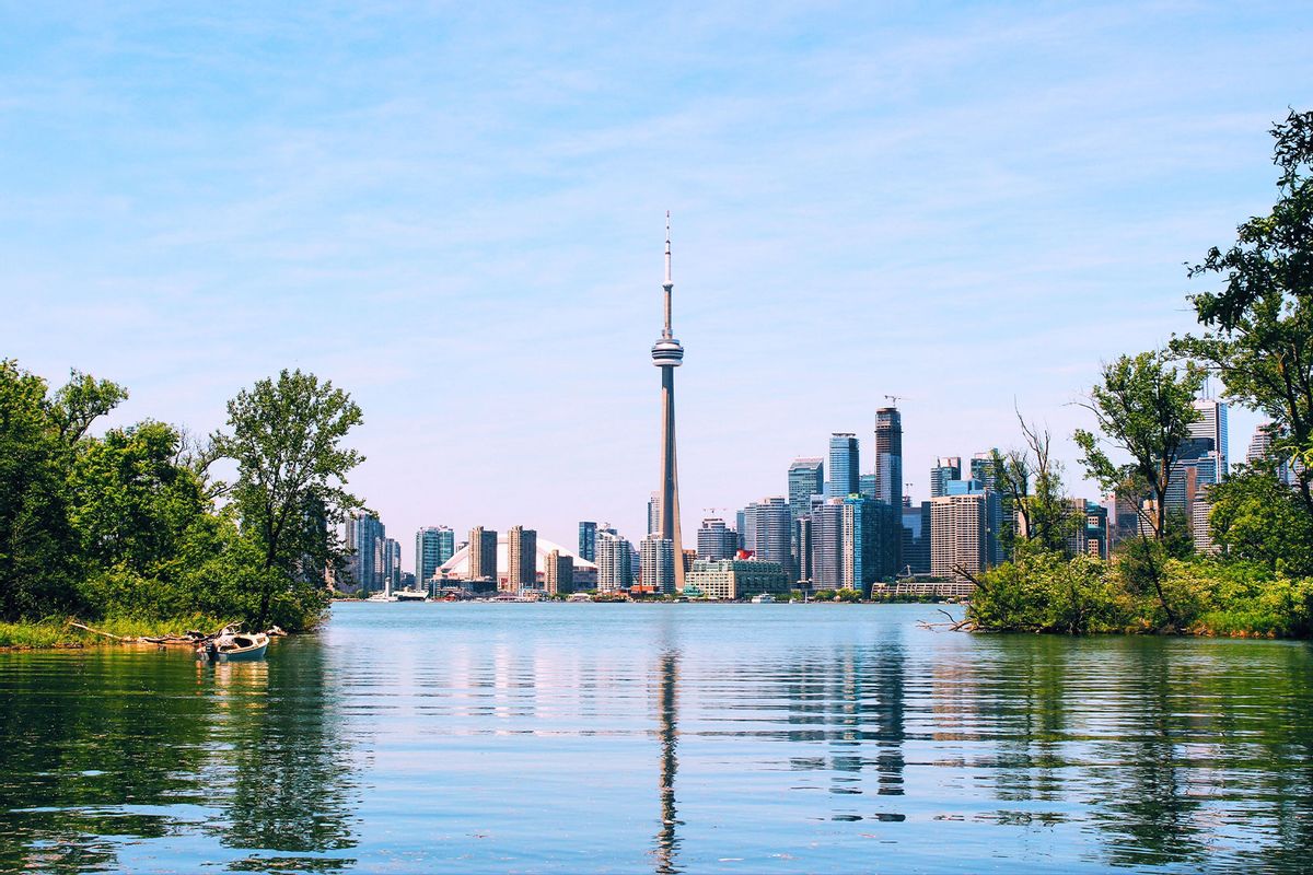 Cn Tower And Skyscrapers By Lake Ontario (Getty Images / Sandra P / EyeEm)