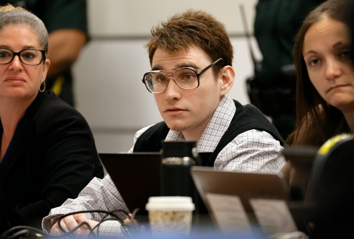 Marjory Stoneman Douglas High School shooter Nikolas Cruz watches during his trial at the Broward County Courthouse August 22, 2022 in Fort Lauderdale, Florida. (Amy Beth Bennett -Pool/Getty Images)