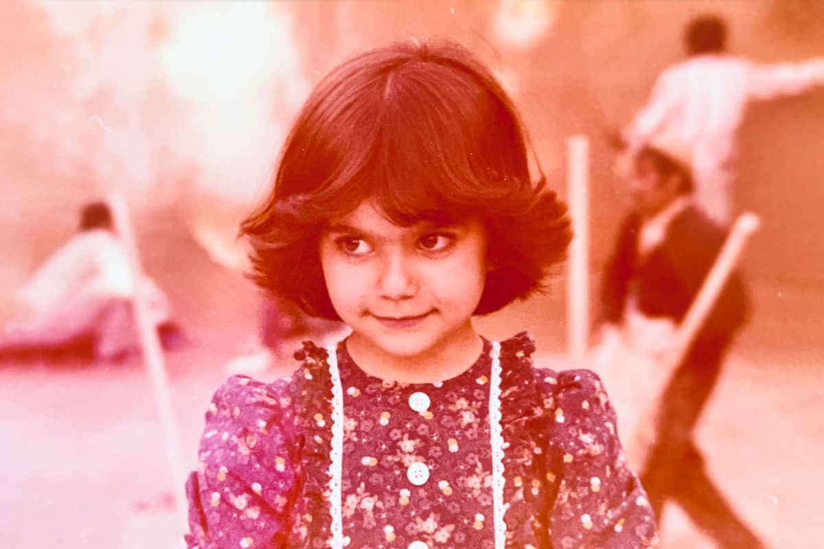 Rebecca Morrison as a child (Phot courtesy of author)