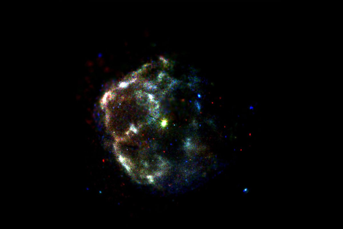An XMM-Newton Mosaic of the Galactic Supernova Remnant HESS J1731-347 (Image courtesy of Victor Doroshenko, Gerd Pühlhofer and ESA / XMM-Newton, CC BY-SA 3.0 IGO)