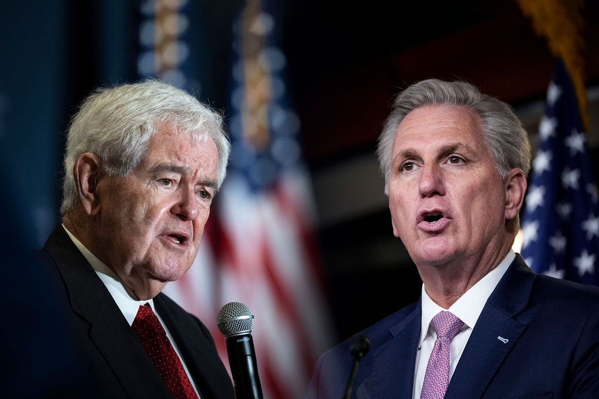 Newt Gingrich and Kevin McCarthy (Photo illustration by Salon/Getty Images)