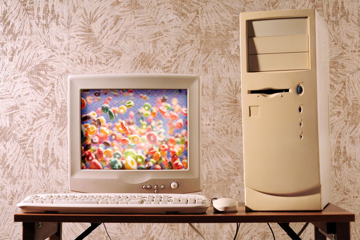 Colorful Cereal On A Computer Screen (Photo illustration by Salon/Getty Images)