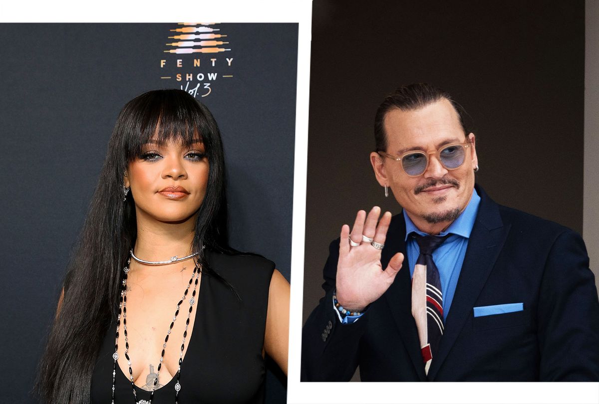 Rihanna and Johnny Depp (Photo illustration by Salon/Getty Images)