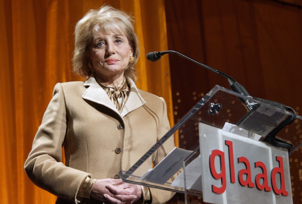 Barbara Walters during the 13th Annual GLAAD Media Awards in New York. (J. Vespa/WireImage/Getty)