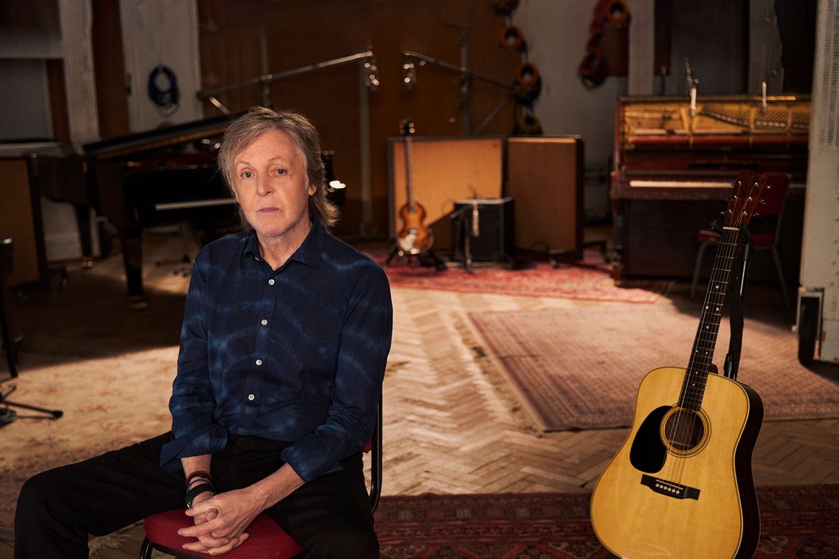 Paul McCartney, in Studio 2 Abbey Road (Photo courtesy of Disney/Mary McCartney)