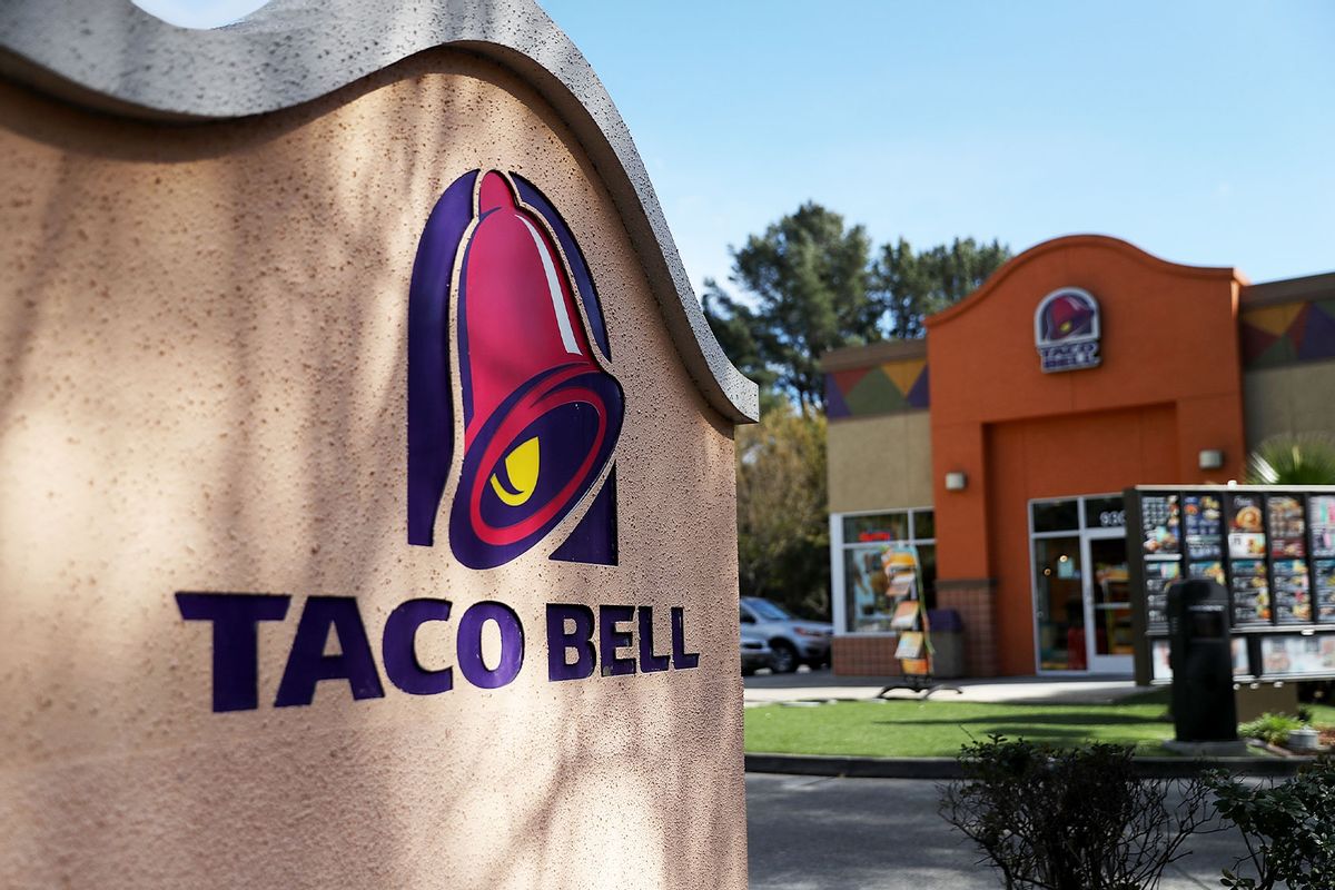 A sign in front of a Taco Bell restaurant (Justin Sullivan/Getty Images)