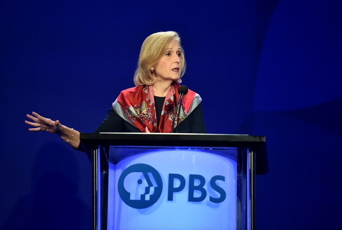 PBS president and CEO Paula Kerger attends the PBS 2023 TCA Winter Press Tour at The Langham Huntington, Pasadena on January 16, 2023 (Alberto E. Rodriguez/Getty Images)