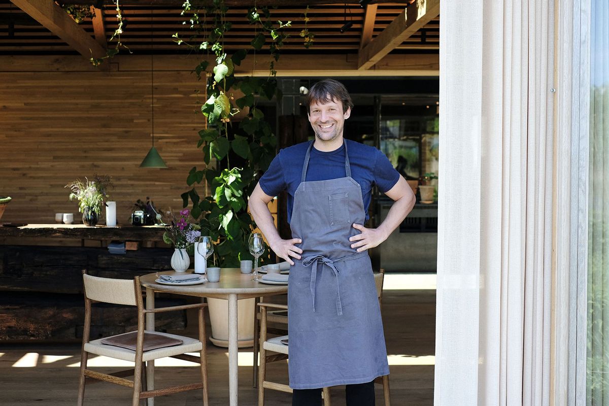 Rene Redzepi, chef and co-owner of the World class Danish restaurant Noma is pictured on May 31, 2021 in Copenhagen. (THIBAULT SAVARY/AFP via Getty Images)