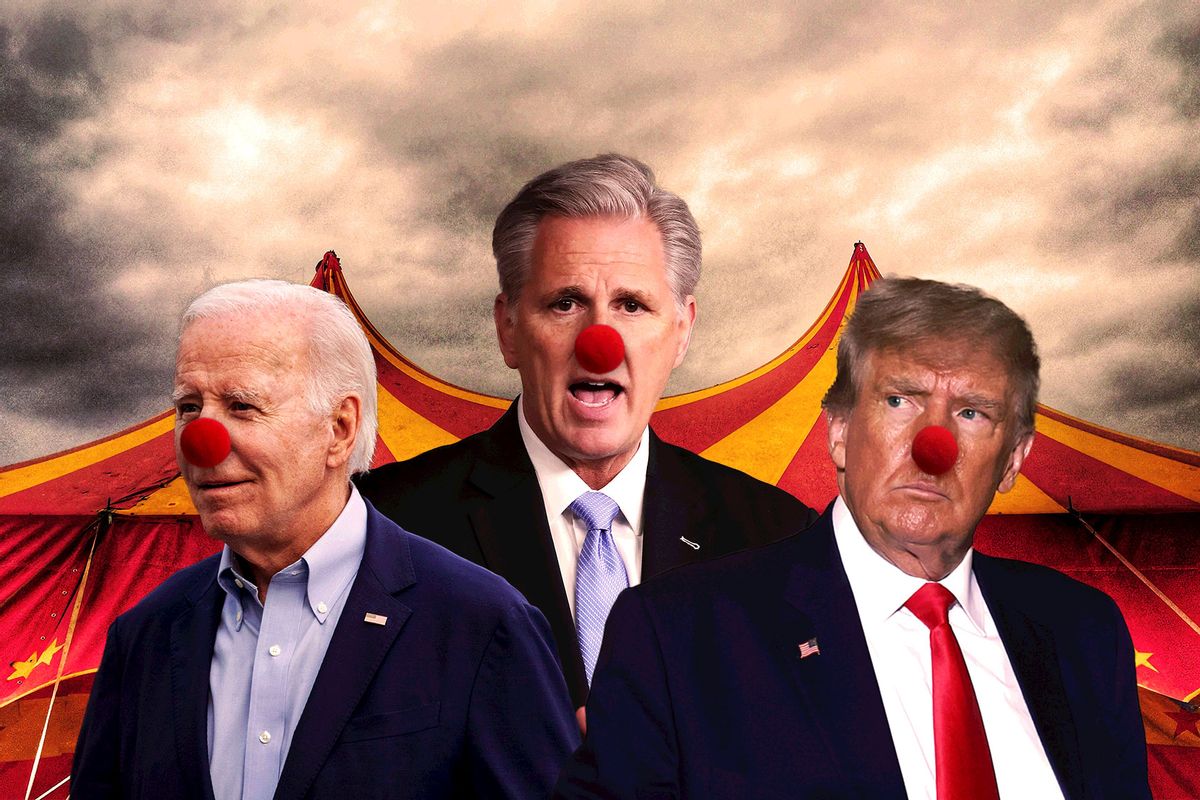 Joe Biden, Kevin McCarthy and Donald Trump (Photo illustration by Salon/Getty Images)