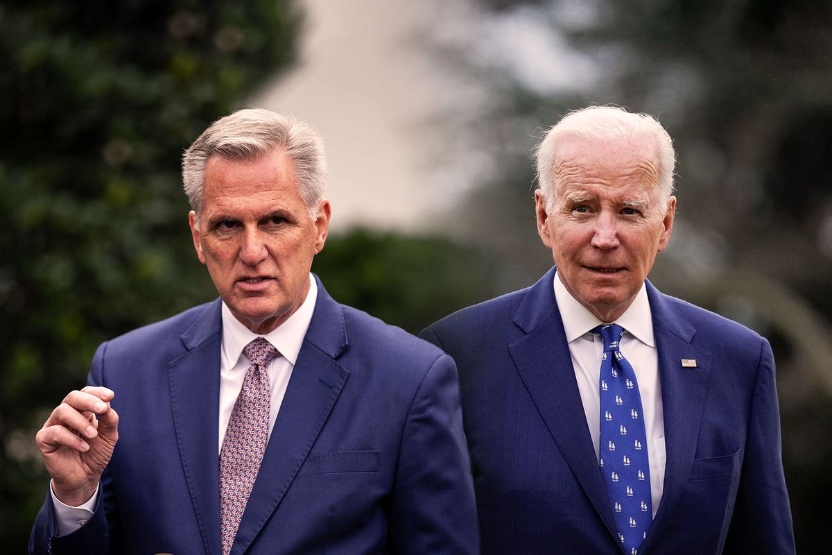 Kevin McCarthy and Joe Biden (Photo illustration by Salon/Getty Images)