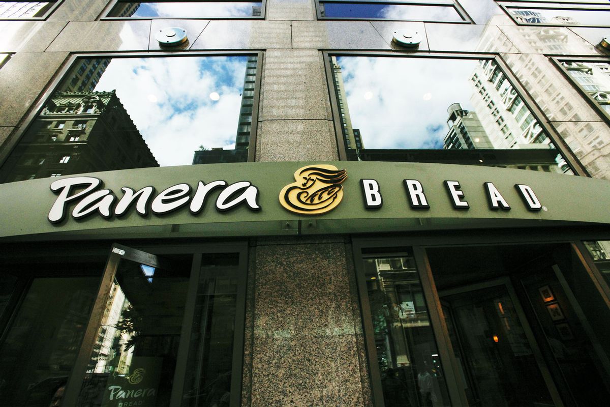 A Panera Bread restaurant is seen in Manhattan, New York. (KENA BETANCUR/AFP via Getty Images)